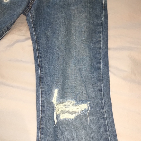 Lucky Brand Size 2 distressed Little Maggie jeans - Picture 6 of 8